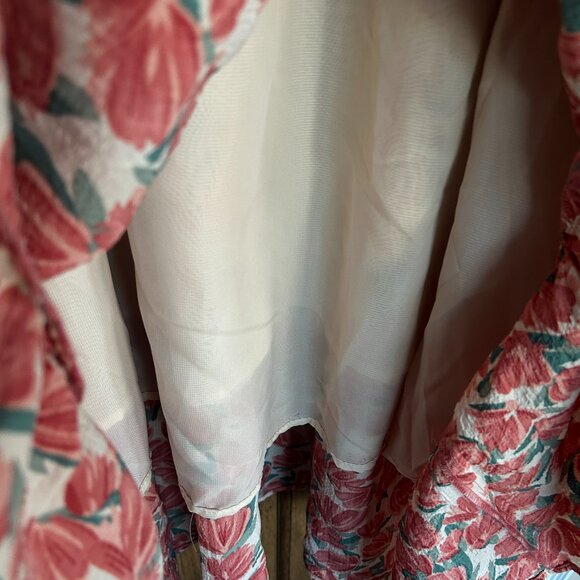 Baltic Born Floral Midi Dress - Pink and Green - Picture 7 of 13